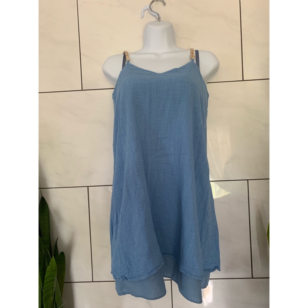 Blue tank top 🦋(1)